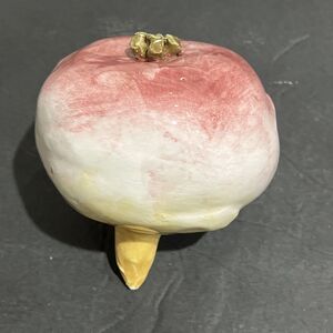 Vintage A Due Tosin Italy Majolica Ceramic Turnip Art Pottery Vegetable